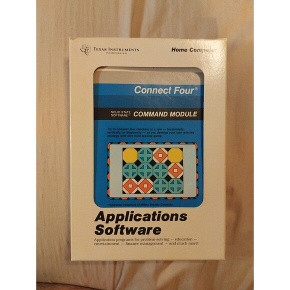 Connect Four for Texas Instruments TI-99/4A - Complete In Box - Tested - Picture 5 of 10